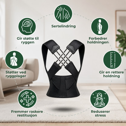 UprightFit™ | Ryggstøtte – bidrar til bedre holdning