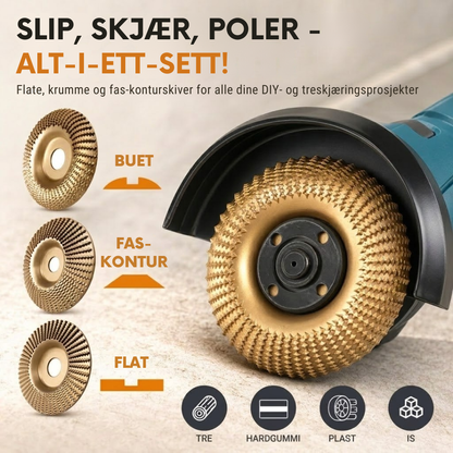 CarveDisc Pro™ | Treskjæringsskiver for vinkelsliper