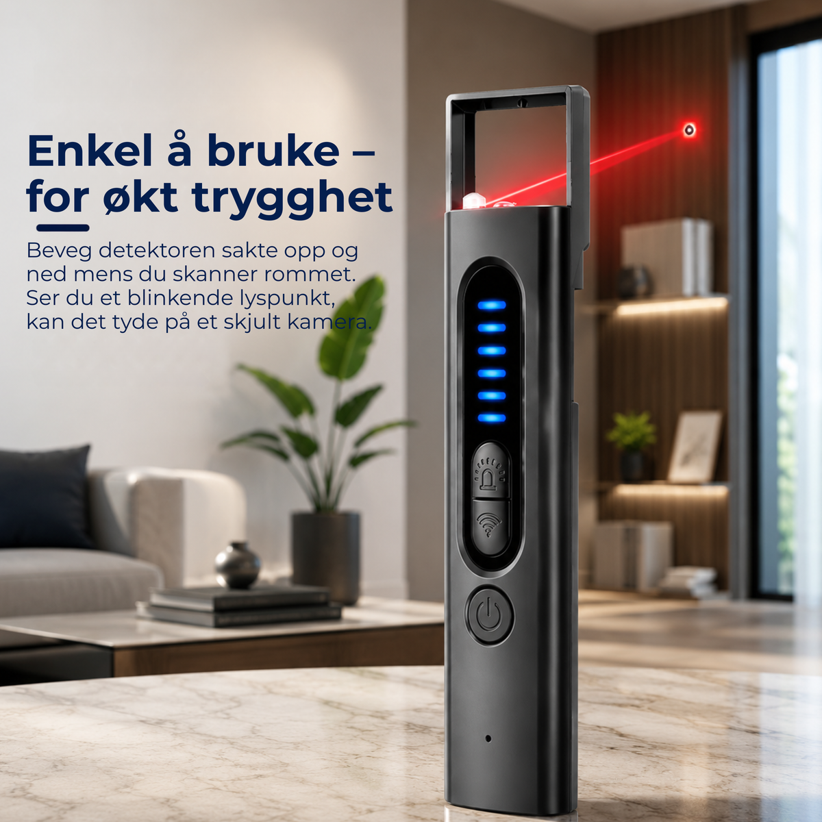 PrivacyScan™ | Detektor for skjulte kameraer