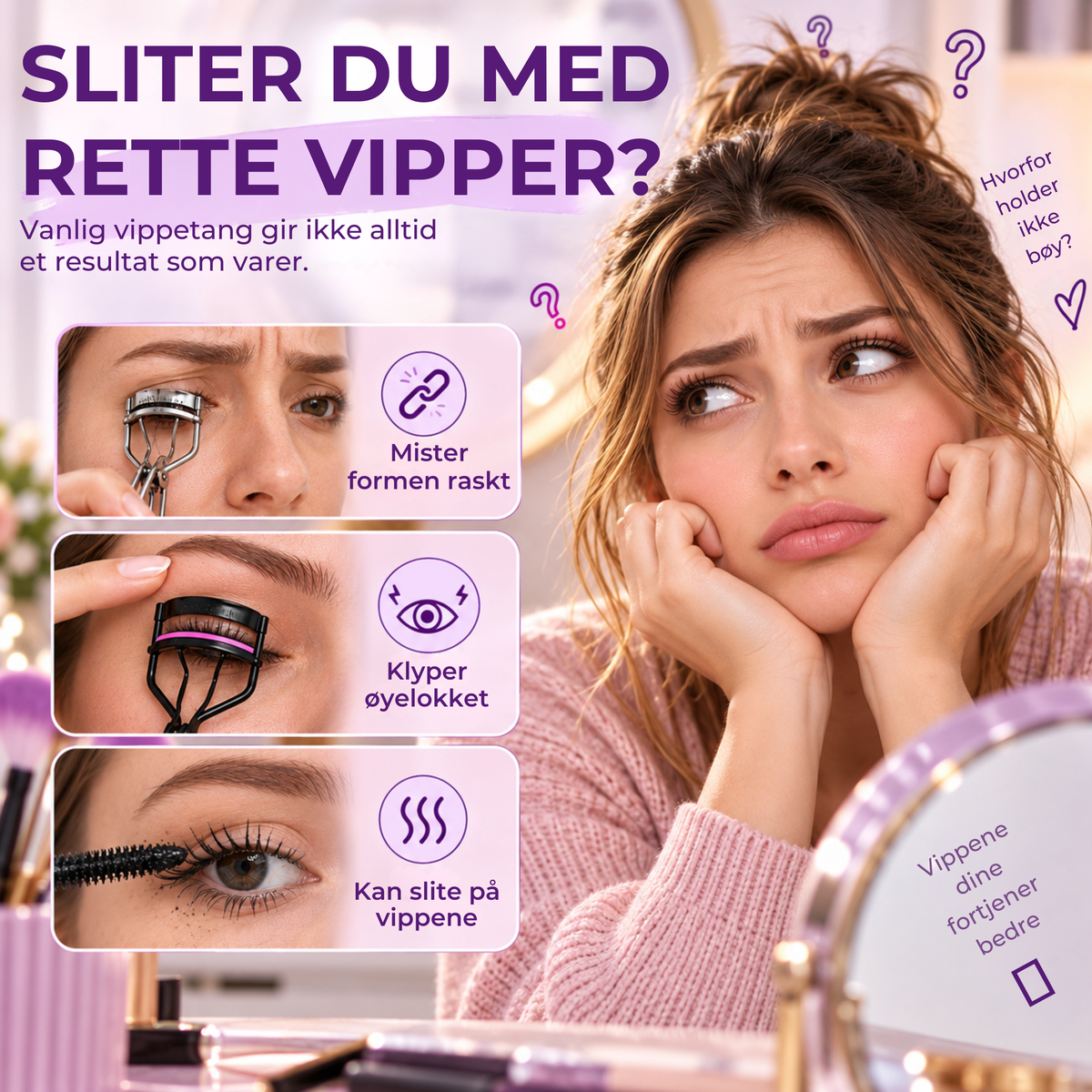 VippeKurve™ | Vakre, buede vipper på få sekunder