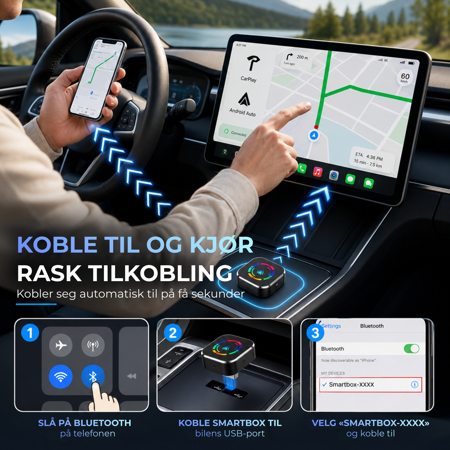 DriveLink™ | Oppgrader hver kjøretur – hold deg tilkoblet uten kabler
