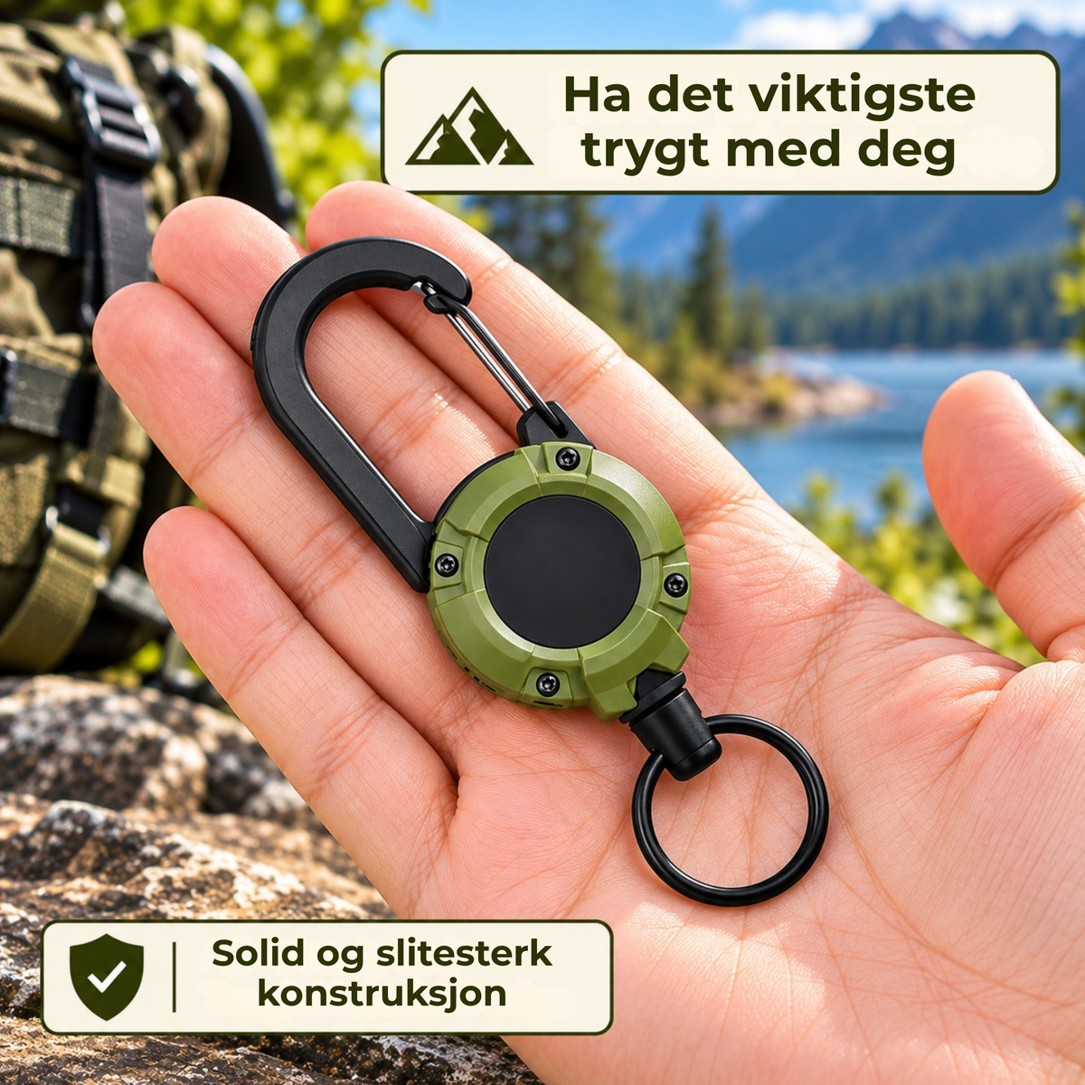 ClipReach™ | Nøklene alltid lett tilgjengelig