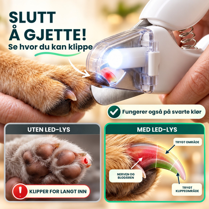 KloHelt | LED-klotrimmer for tryggere kloklipp hjemme