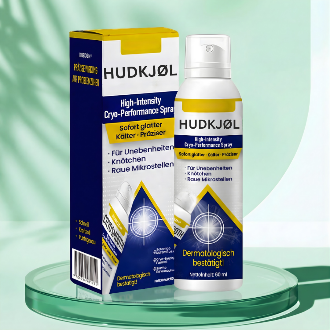 HudKjøl™ | Presisjons Kryoterapi Hudforfinende Spray
