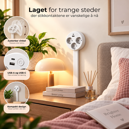 PlugFlex™ | Mer plass, mindre kabelrot
