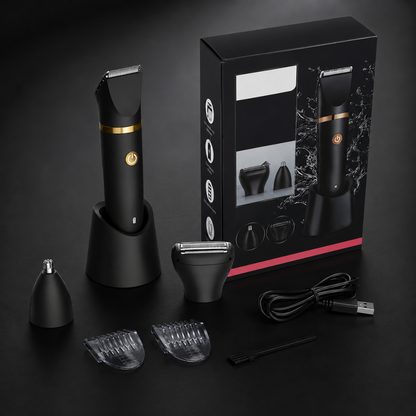GroomMate™ | Vanntett 3-i-1 barbermaskin for hele kroppen