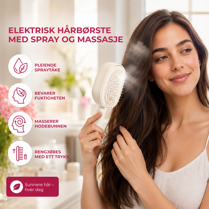MistBørste™ | Elektrisk hårbørste med fin spraytåke