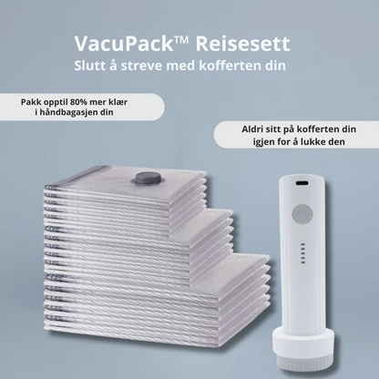 VacuPack™ | Pakk smartere og få plass til mye mer