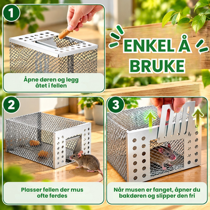 Fang & Slipp Musefelle™ | Fang musen levende – slipp den fri igjen
