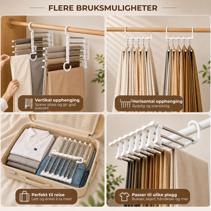 BukseHenger™ | Sammenleggbar Buksehenger for Smart Oppbevaring