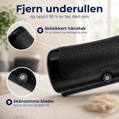 UnderullBørste™ | Mindre hundehår i hjemmet