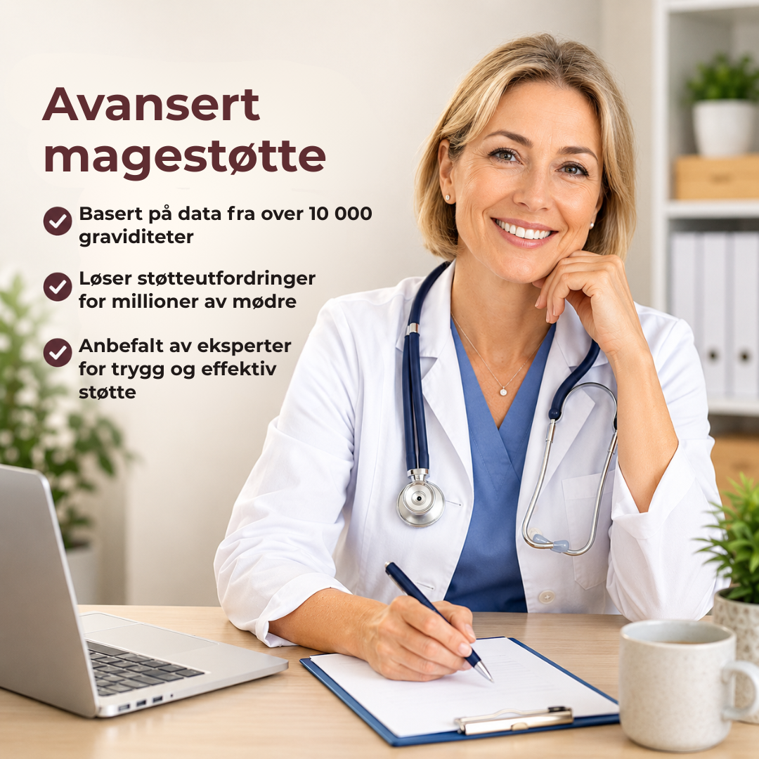 BellyEase™ | Ergonest O-Band graviditetsbelte for magestøtte