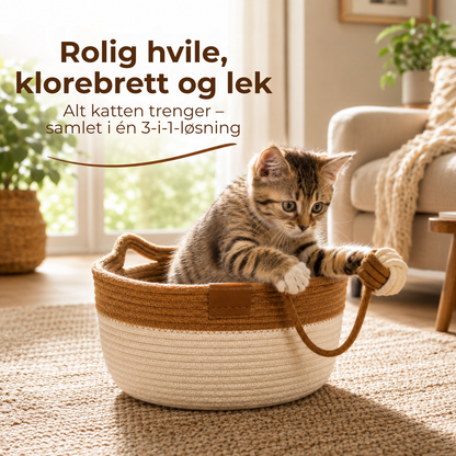 ScratchNest™ | Katteseng, kloreplass og lek i ett