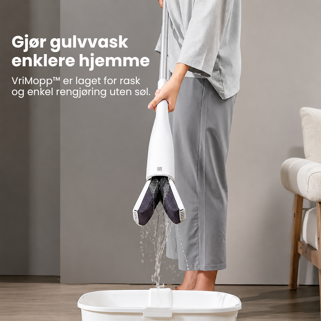 VriMopp™ | Gulvvask trenger ikke føles som et ork.