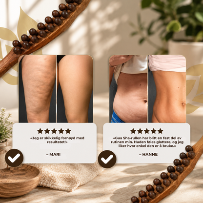 WoodRoll™ | Gua Sha-massasjerulle i tre