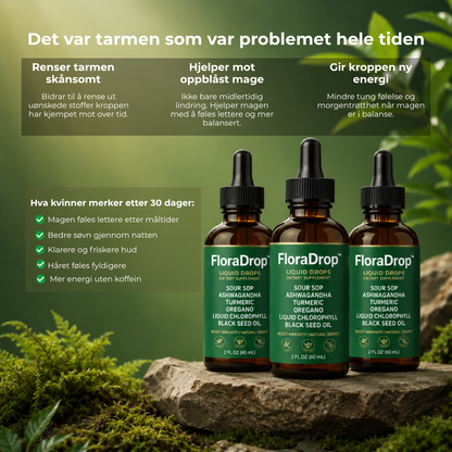 FloraDrop™ | Ergonomiskdesignsomavlastermagenoggirbedrekomfortihverdagen.
