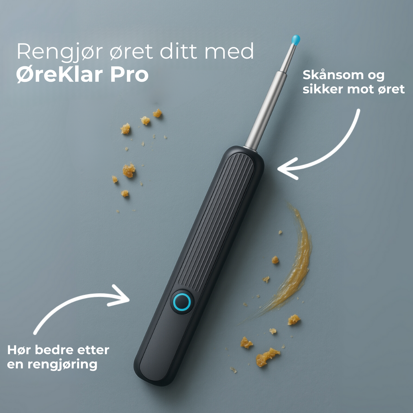 ØreKlar Pro | Smart ørerengjøring med avansert teknologi
