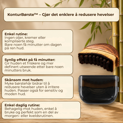 KonturBørste™ | Reduser synlig morgenhevelser på få minutter