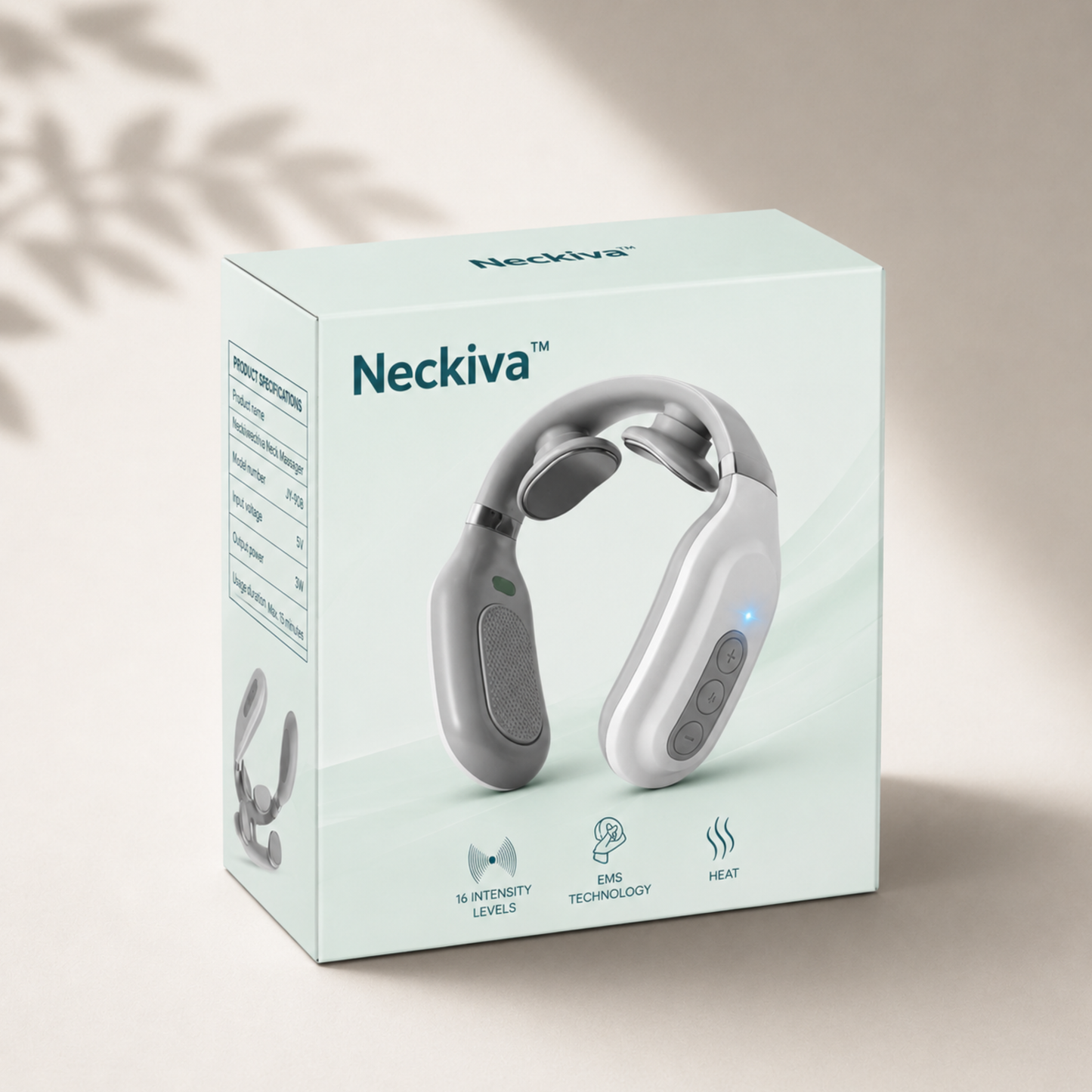 Neckiva™ | Dyp avspenning med varme for nakke og skuldre