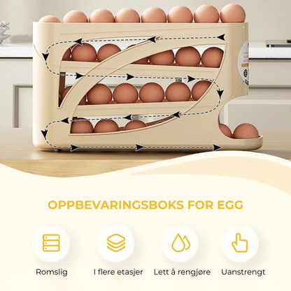 EggFlyt™ | Maksimer plassen i kjøleskapet