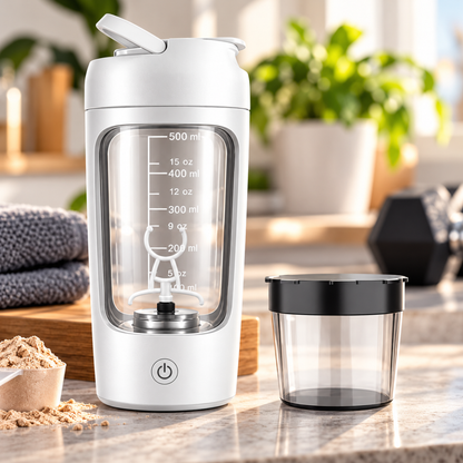 Press&Pour | Klumpfri proteinshake med ett knappetrykk