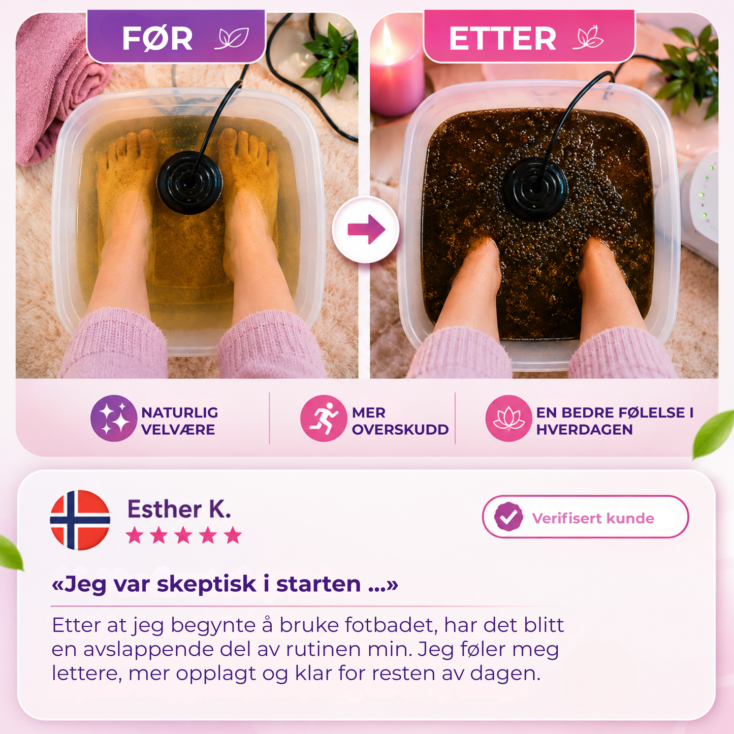 SoleSpa™ | Avslappende fotbad hjemme på 30 minutter
