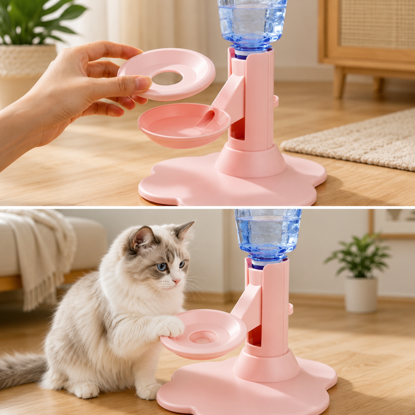 AquaRise™ | Mindre søl, enklere drikking for katten