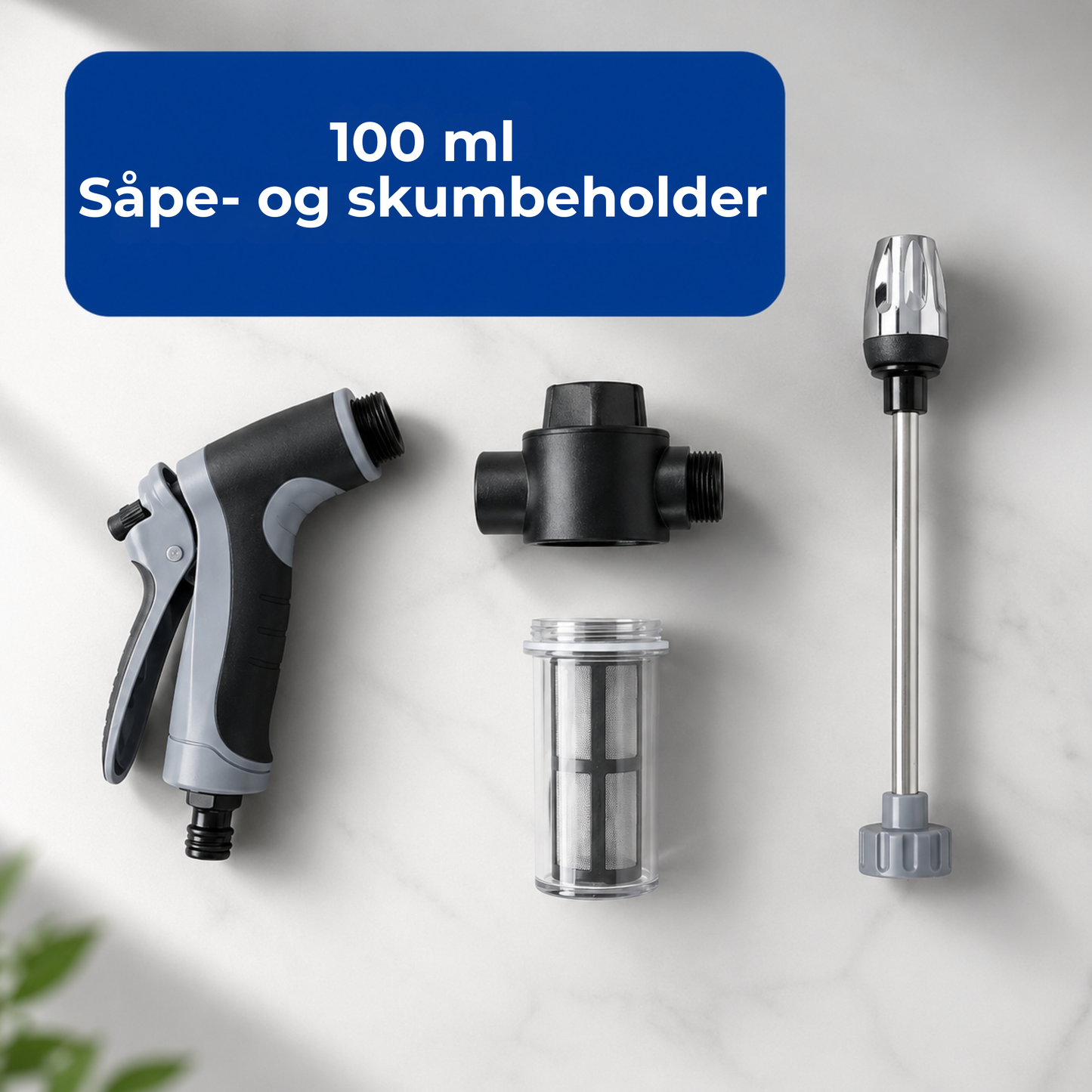 FoamJet Pro™ | Gjør hageslangen om til en kraftig skumsprøyte