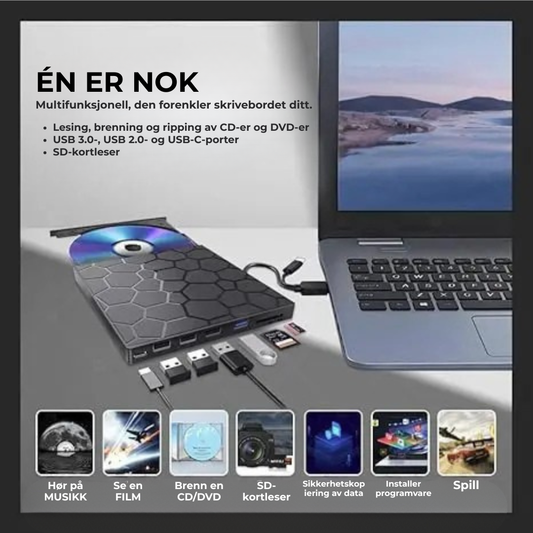 MediaVault™ | Gi dine gamle medier nytt liv – enkelt og uten problemer
