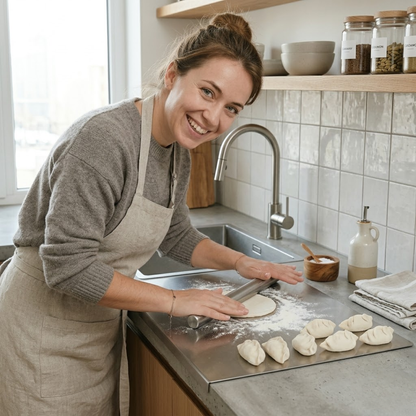 SteelPrep™ | Antibakterielt skjærebrett i rustfritt stål