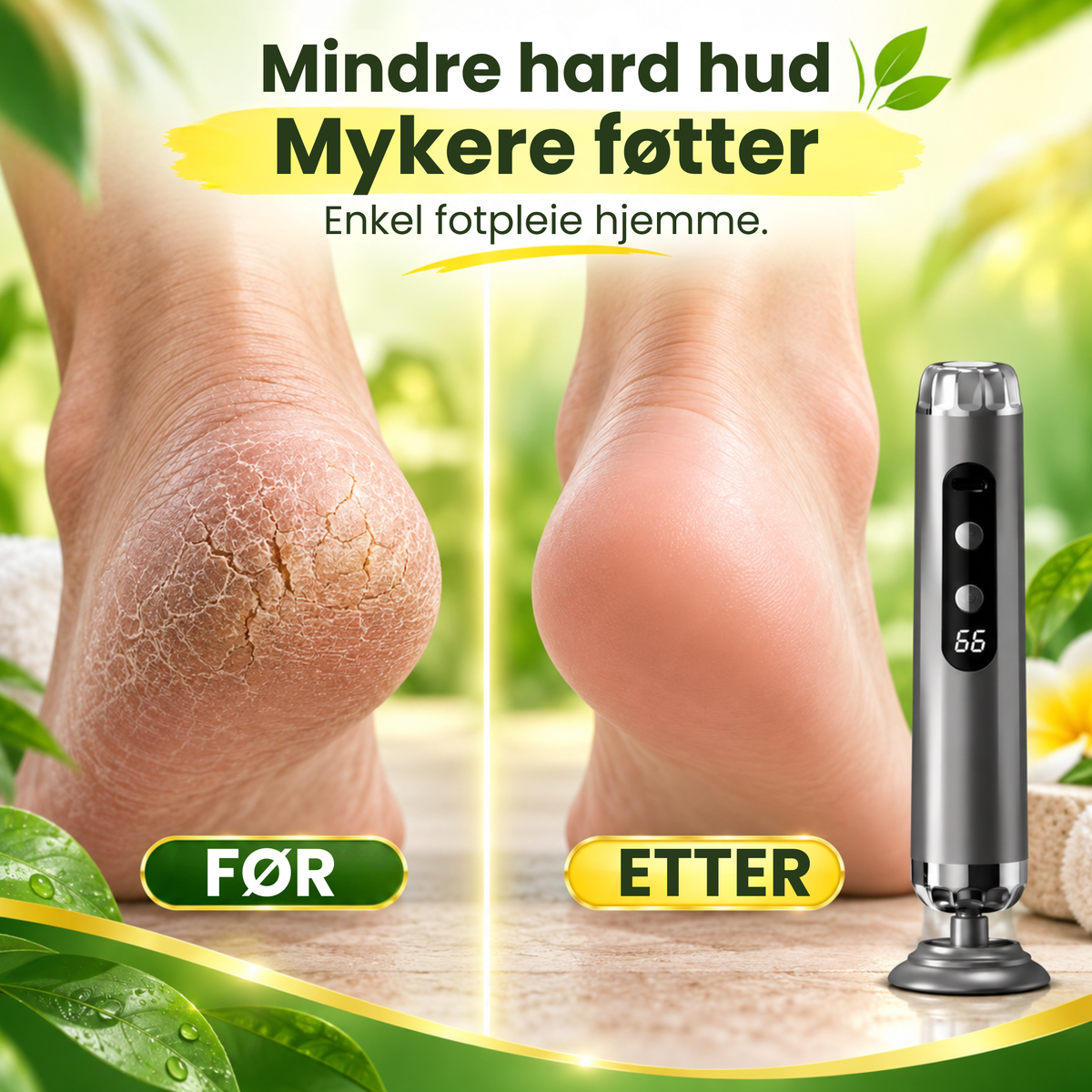 HælPusser™ | Meuleuse électrique multifonction pour les pieds à 5 vitesses