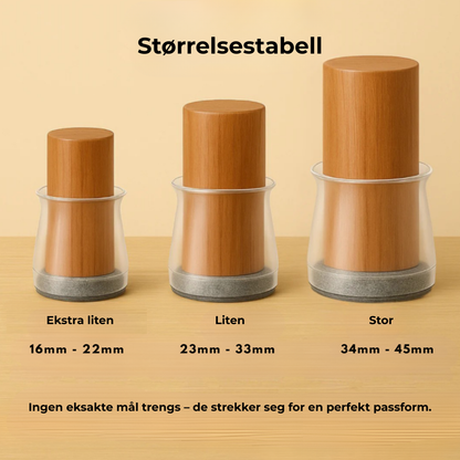 GlidFlex™ | Beskytter gulv & stopper støy