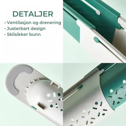 SinkSnap™ | Uttrekkbar vaskehylle for smart oppbevaring