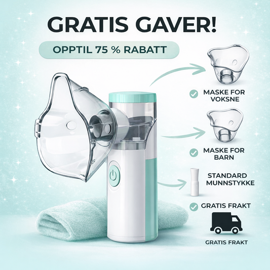 PureBreath Nebulizer | Når tett nese og hoste stopper hverdagen