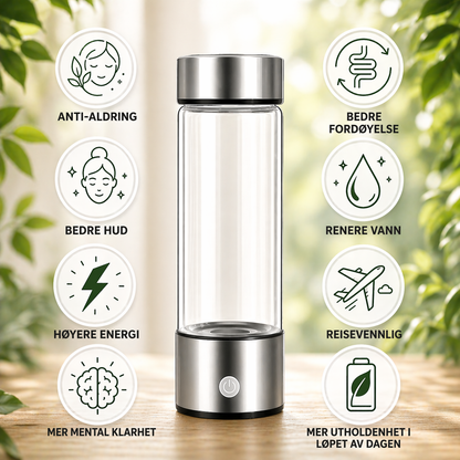 HydroBoost™ | Hydrogenvannflasken for bedre helse og mer energi