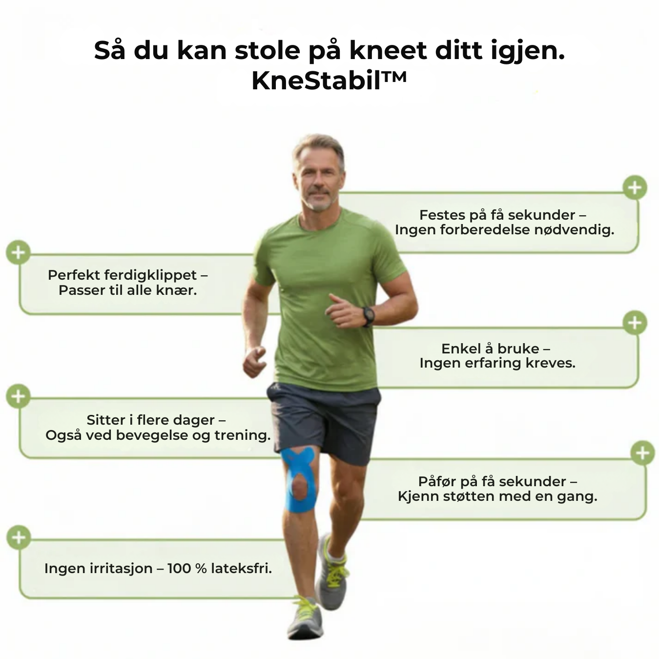 KneStabil™ | Stabil støtte og fri bevegelse