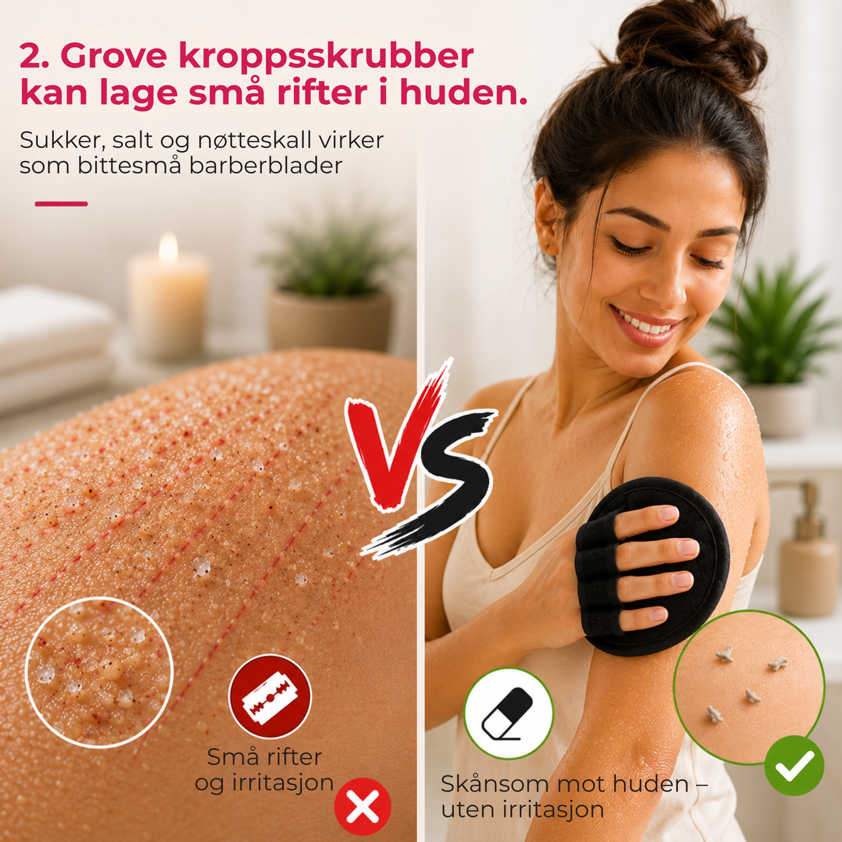 GlowGlove™ | Glattere hud uten hard skrubbing