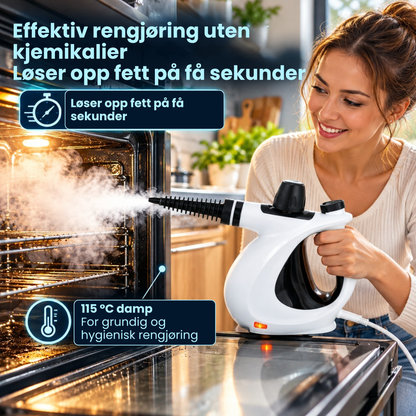 PureSteam™ | Kraftig damprengjøring uten unødvendig skrubbing