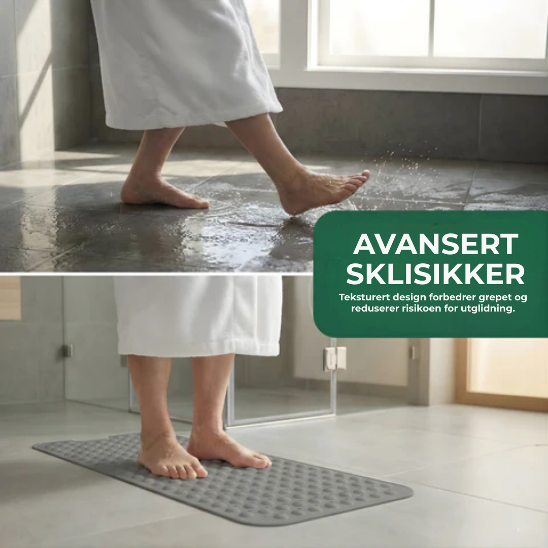 BathGuard™ – Premium Dusjmatte | Sikker Sklisikker Dusjmatte til Baderom