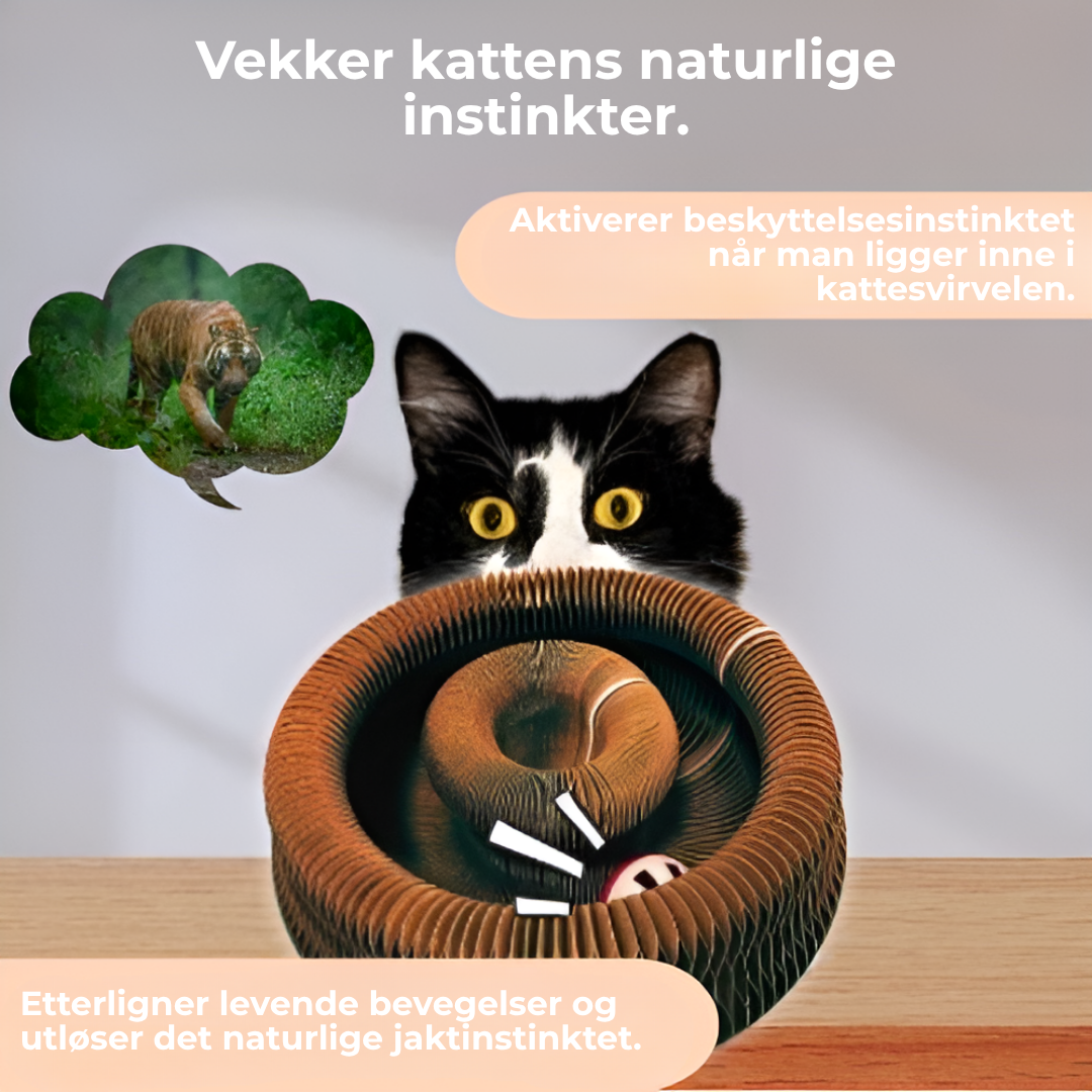 KattInstinkt™ | Går katten lei av leker på 5 minutter? Dette fikser det.