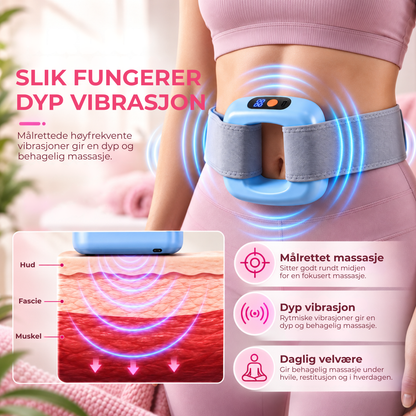 PulseBelt™ | Målrettet vibrasjonsmassasje når kroppen føles stram