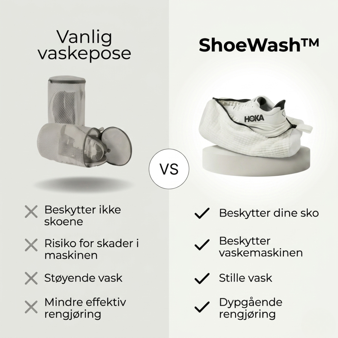 ShoeWash™ | Vaskepose for sko