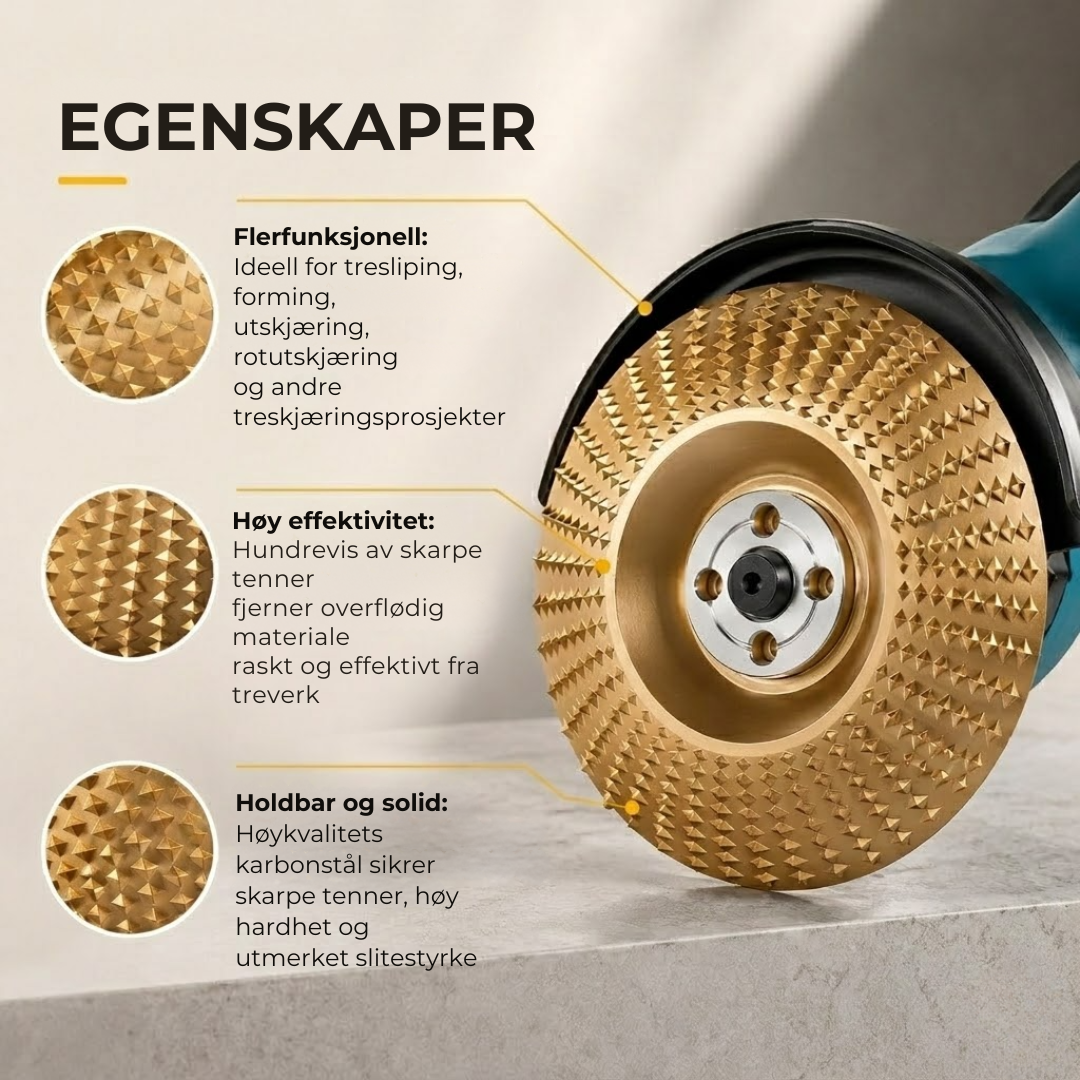 CarveDisc Pro™ | Treskjæringsskiver for vinkelsliper