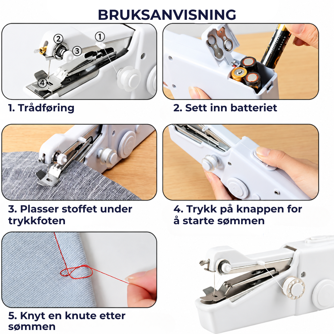 HandyStitch™ | Rask løsning for knapper, sømmer og hull