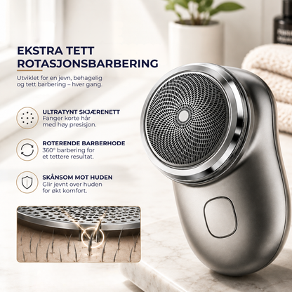 MiniBarberer™ | Kompakt barbermaskin for rask og jevn barbering