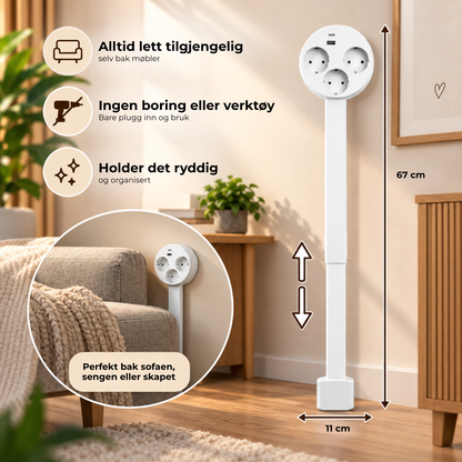 PlugFlex™ | Mer plass, mindre kabelrot