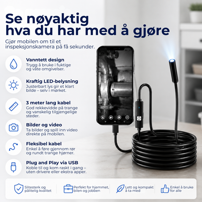 FlexKamera™ | Se det du ellers ikke kommer til