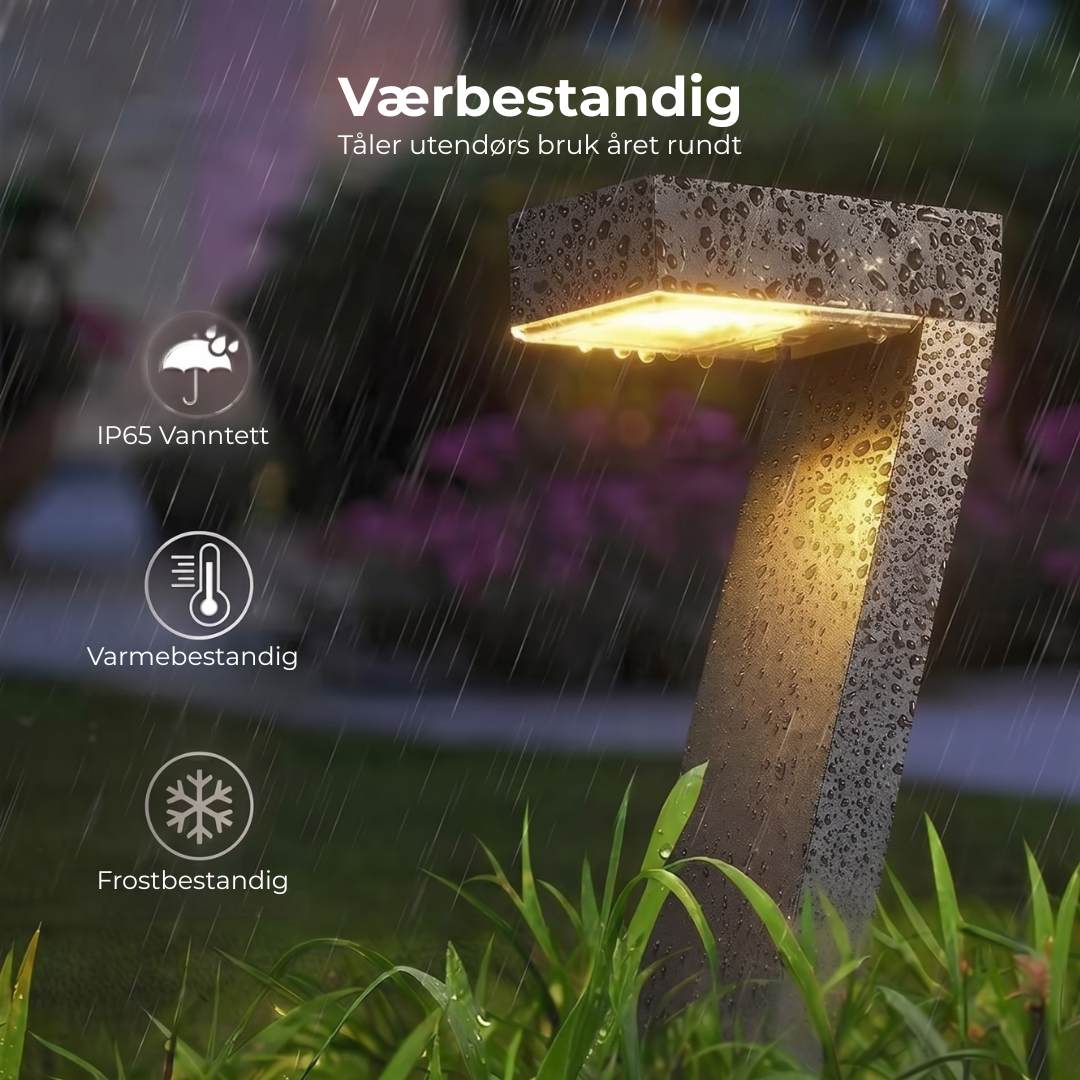 PathCurve™ | Endelig solcellelamper der faktisk lyser — uden ledninger eller besvær