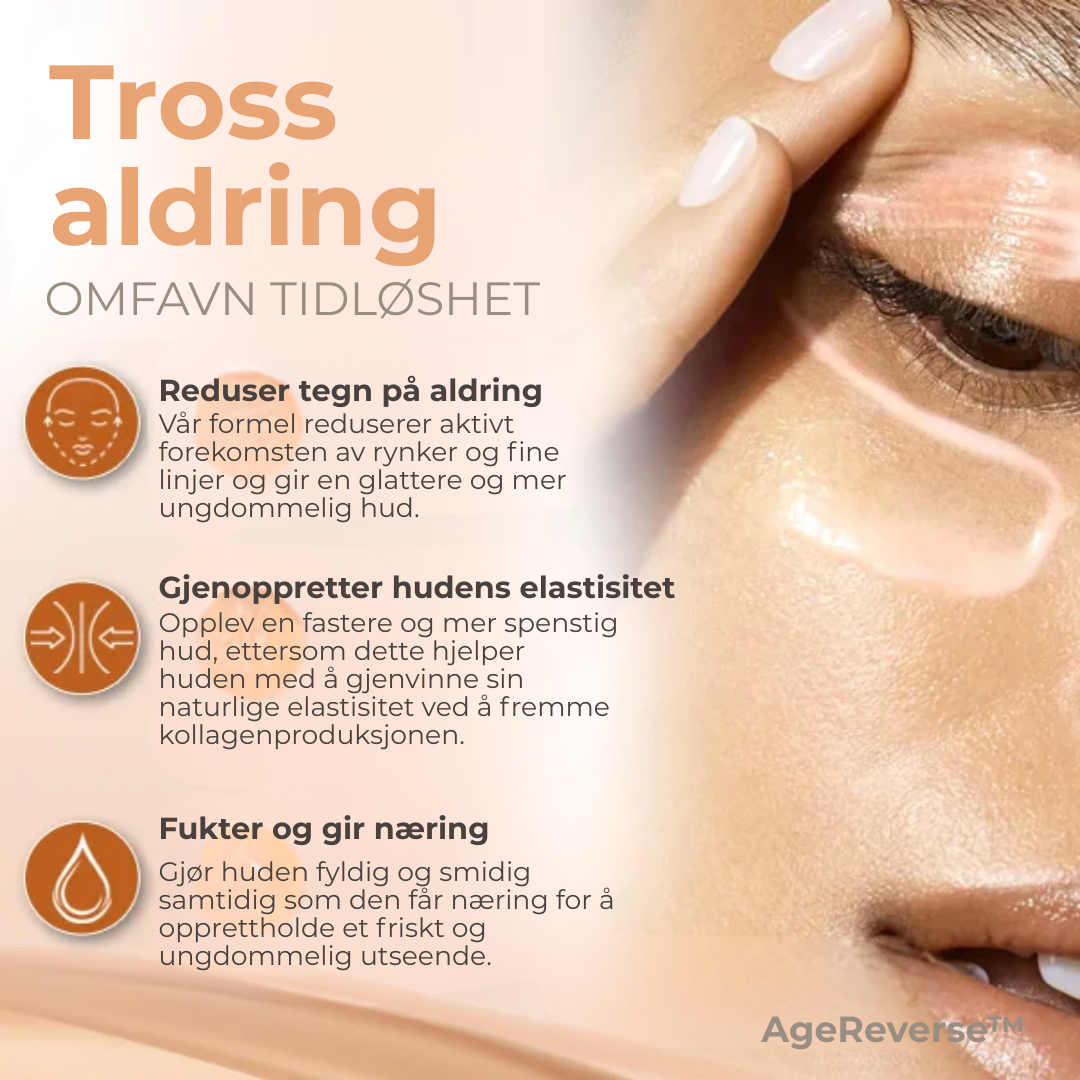 AgeReverse™ | Bli kvitt rynker umiddelbart!