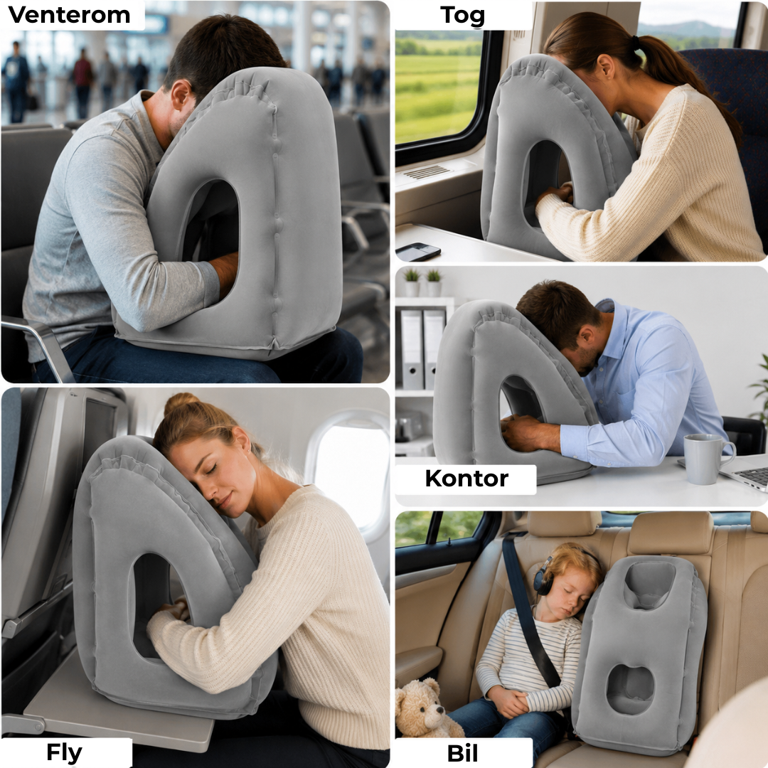 AirRest™ | Reiseputen som faktisk lar deg sove sittende